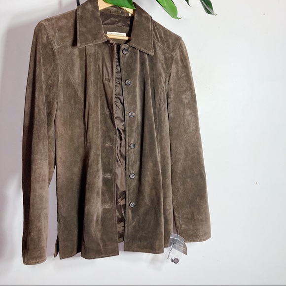 NWT Vintage Suede Blazer - Picture 2 of 7